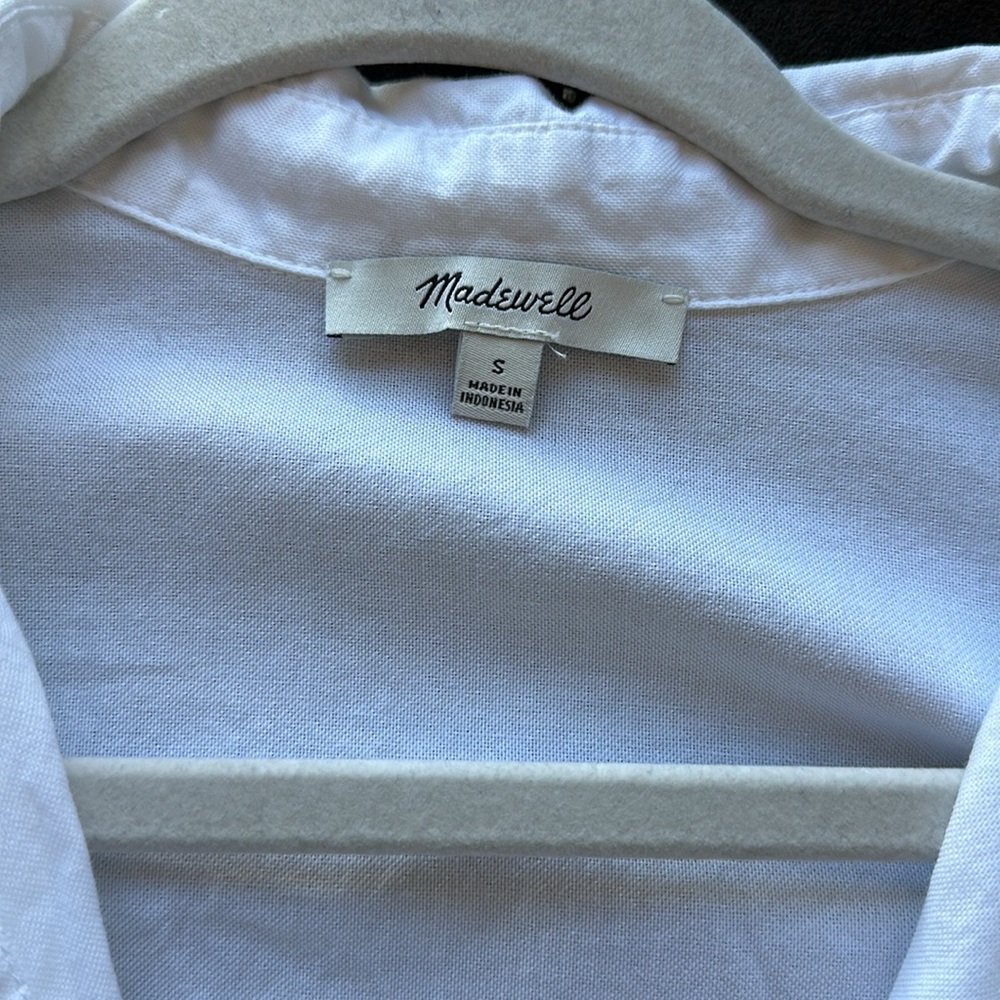 Madewell Short-Sleeve Tie-Front Shirt - Picture 5 of 6